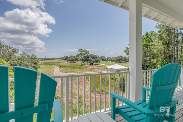 view of deck