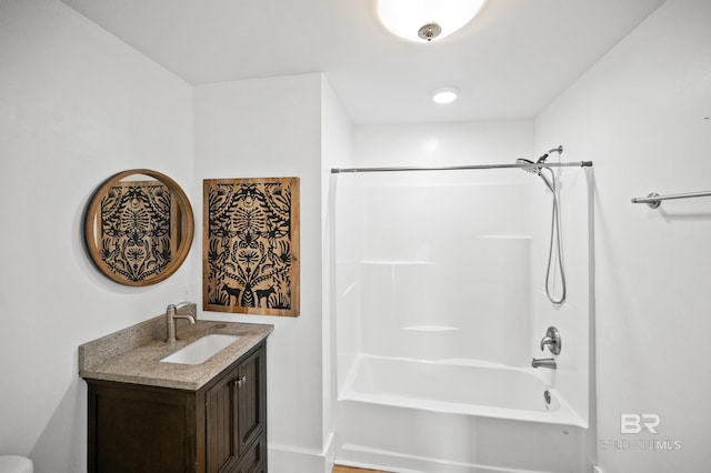 24663 Chestnut St Unit A & B, Elberta, AL 36530 - bathroom with vanity and washtub / shower combination