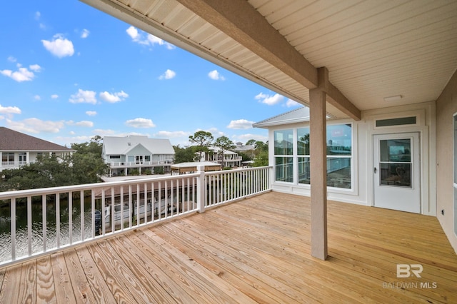 view of deck