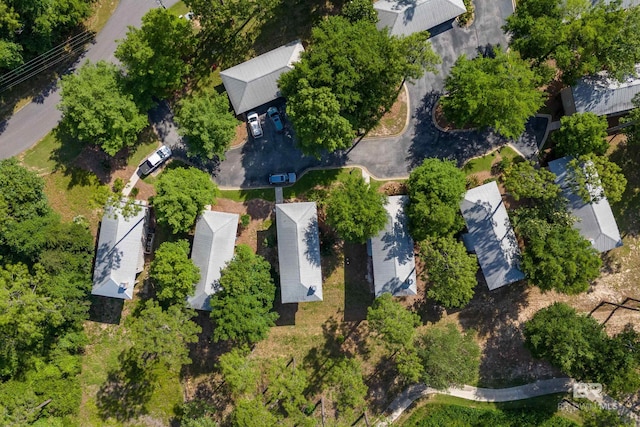 aerial perspective of suburban area
