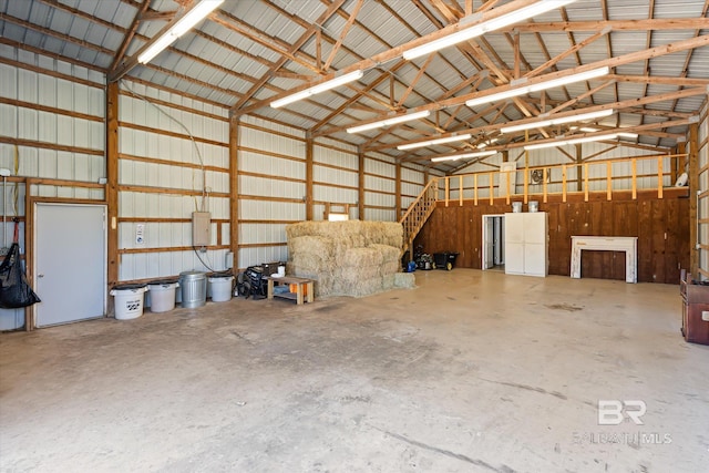 14281 Timber Ridge Dr, Loxley, AL 36551 - garage featuring metal wall