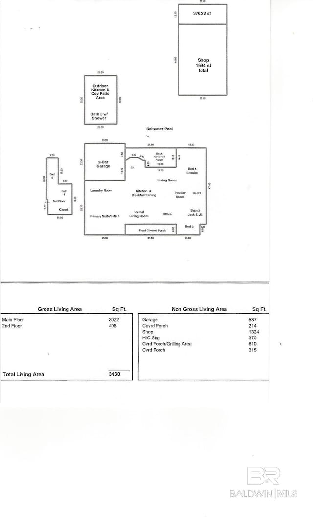 14281 Timber Ridge Dr, Loxley, AL 36551 - view of home floor plan