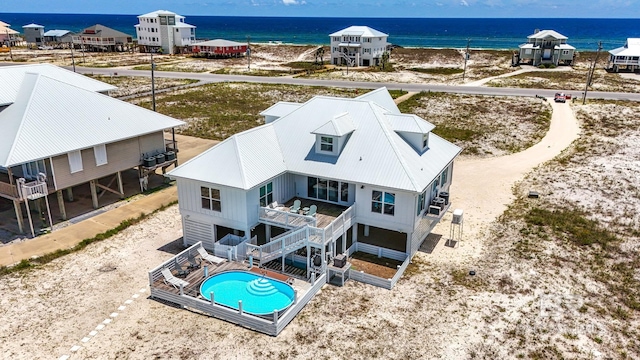 2764 W Beach Blvd, Gulf Shores, AL 36542 - aerial view of property and surrounding area with a nearby body of water