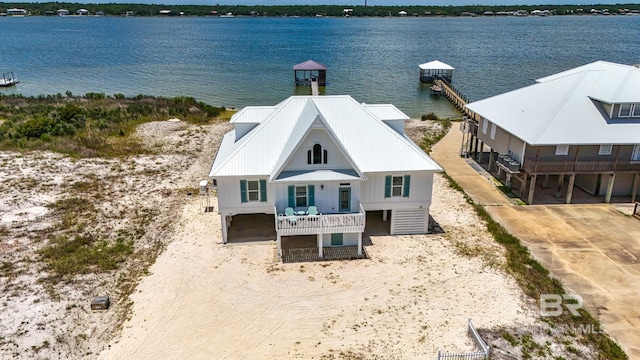 2764 W Beach Blvd, Gulf Shores, AL 36542 - aerial view of property and surrounding area featuring a nearby body of water