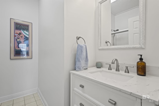 2764 W Beach Blvd, Gulf Shores, AL 36542 - bathroom featuring vanity and tile patterned floors