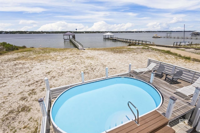 2764 W Beach Blvd, Gulf Shores, AL 36542 - view of pool featuring a water view