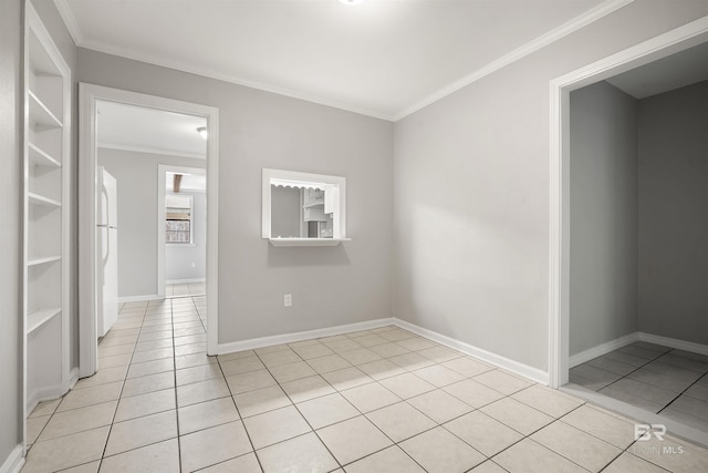 963 Shady Brook Dr, Mobile, AL 36606 - unfurnished room featuring light tile patterned floors, ornamental molding, and baseboards