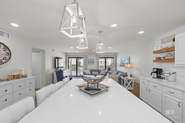 26115 Perdido Beach Blvd Unit 4-A, Orange Beach, AL 36561 - dining area with recessed lighting