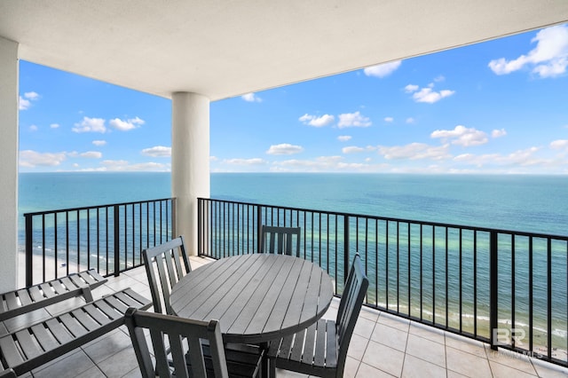23450 Perdido Beach Blvd Unit 2209, Orange Beach, AL 36561 - balcony featuring a water view