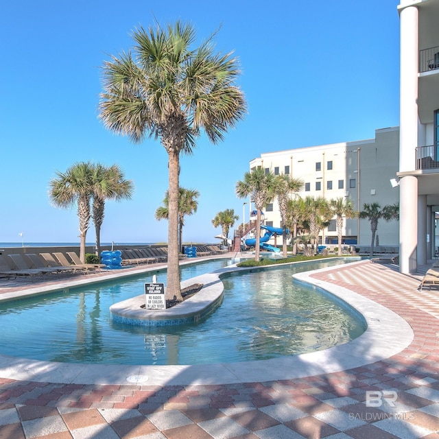23450 Perdido Beach Blvd Unit 2209, Orange Beach, AL 36561 - community pool featuring a water slide