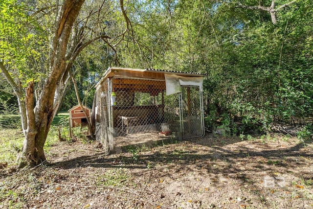 view of outbuilding