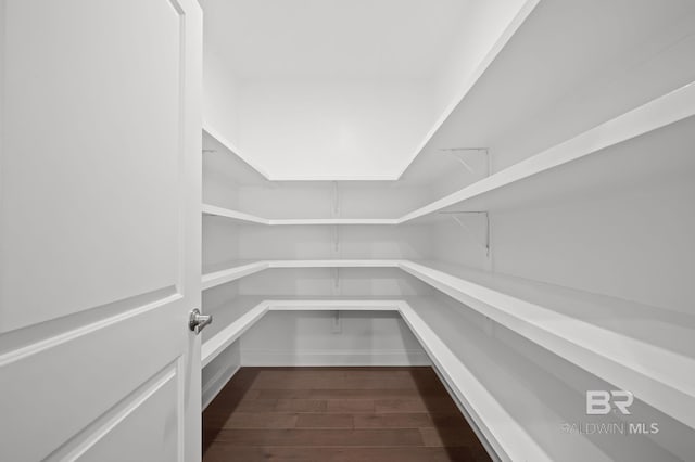 view of storage area