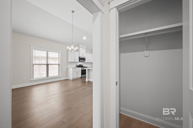 view of closet