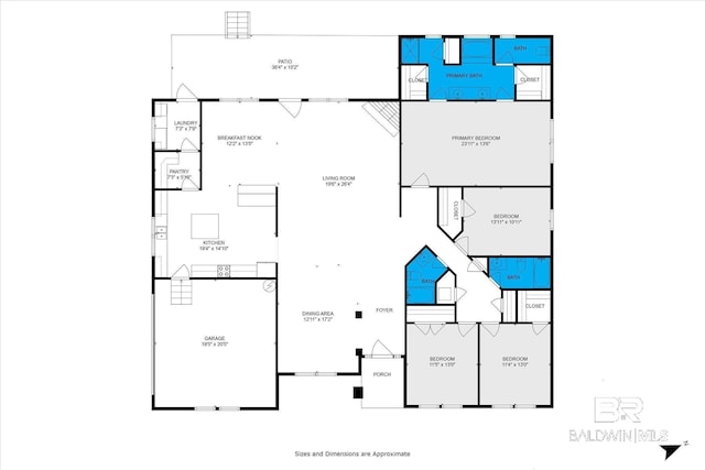 11554 Braga Dr, Daphne, AL 36526 - home floor plan
