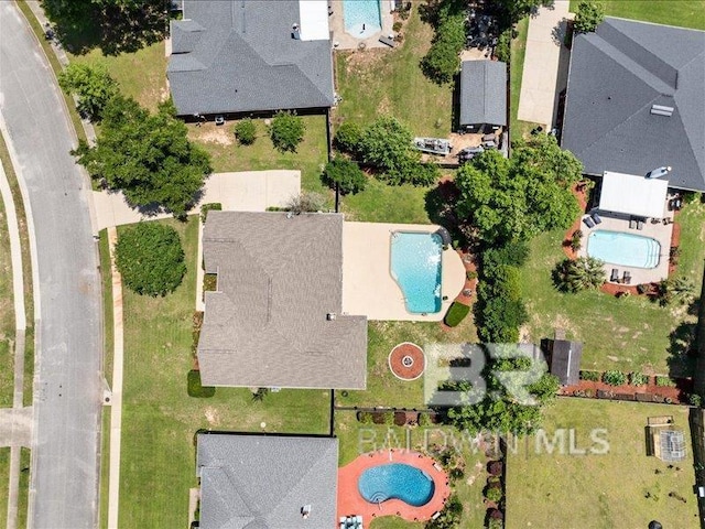 11554 Braga Dr, Daphne, AL 36526 - drone / aerial view of a pool