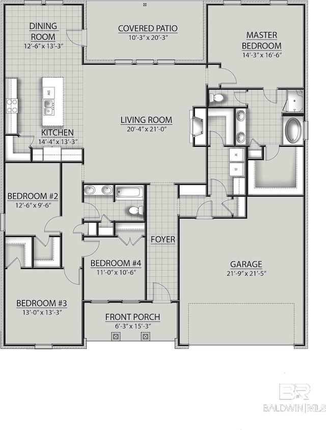 22258 Hibiscus Cir, Foley, AL 36535 - view of layout