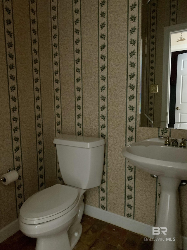 bathroom with toilet