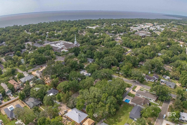362 Azalea St, Fairhope, AL 36532 - aerial view of property and surrounding area with nearby suburban area and a nearby body of water