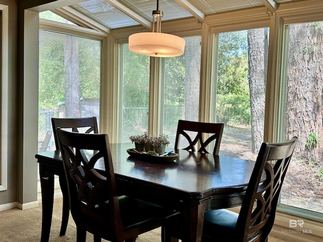 1802 Brookwood Dr, Brewton, AL 36426 - sunroom featuring carpet flooring