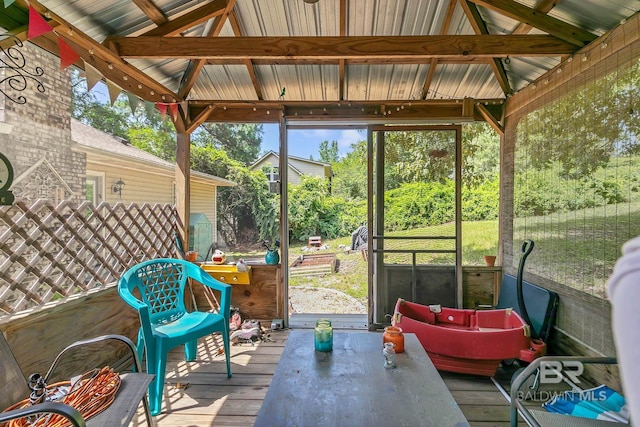 45 Caisson Trce, Spanish Fort, AL 36527 - sunroom with lofted ceiling