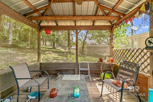 45 Caisson Trce, Spanish Fort, AL 36527 - sunroom with lofted ceiling