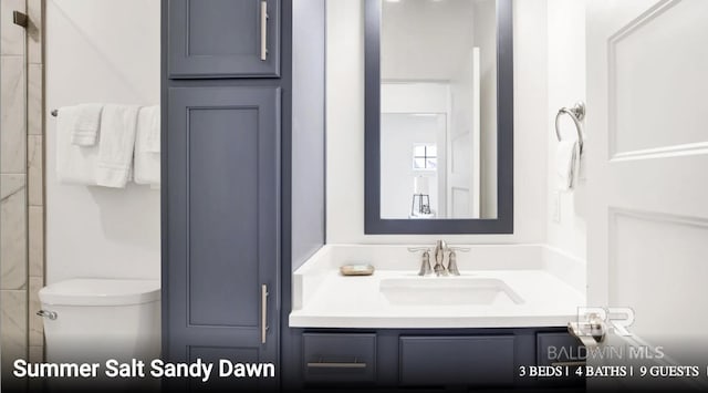 2760 Salt Dr, Orange Beach, AL 36561 - bathroom with vanity and toilet