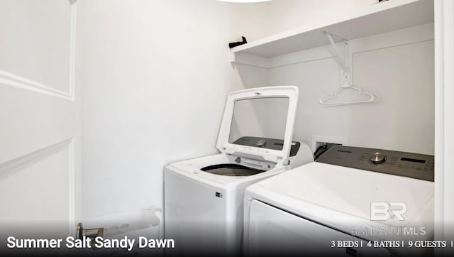 2760 Salt Dr, Orange Beach, AL 36561 - washroom with washing machine and clothes dryer and laundry area