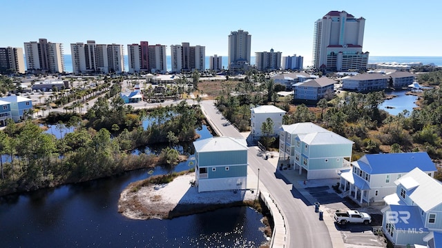 2760 Salt Dr, Orange Beach, AL 36561 - bird's eye view with a view of city and a water view