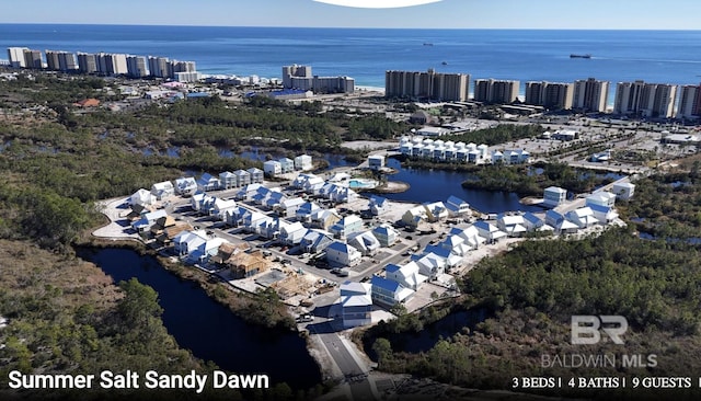 2760 Salt Dr, Orange Beach, AL 36561 - aerial view with a water view and a view of city