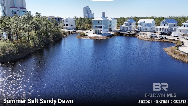 2760 Salt Dr, Orange Beach, AL 36561 - view of water feature with a residential view