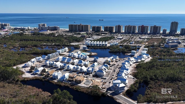 2760 Salt Dr, Orange Beach, AL 36561 - bird's eye view featuring a city view and a water view