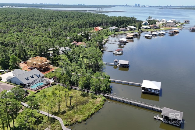 8585 Bay Harbor Rd, Elberta, AL 36530 - aerial view of a large body of water