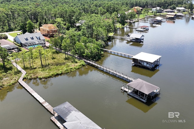 8585 Bay Harbor Rd, Elberta, AL 36530 - bird's eye view of a large body of water