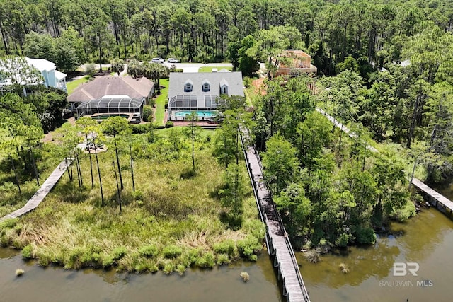 8585 Bay Harbor Rd, Elberta, AL 36530 - aerial view of a nearby body of water