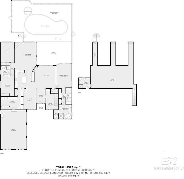 8585 Bay Harbor Rd, Elberta, AL 36530 - view of property floor plan