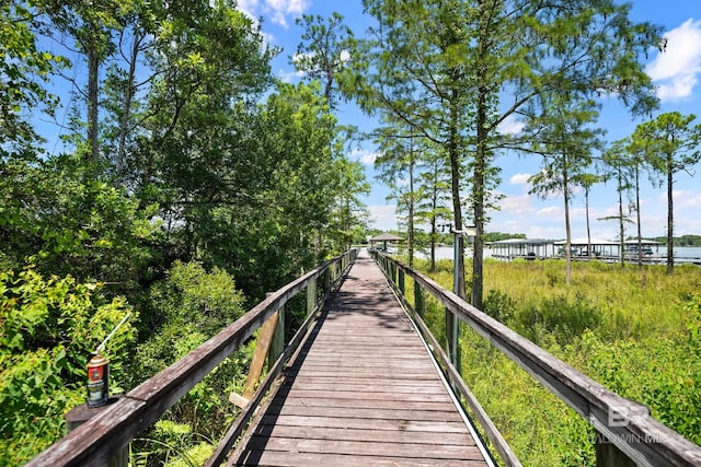 8585 Bay Harbor Rd, Elberta, AL 36530 - dock area with a water view