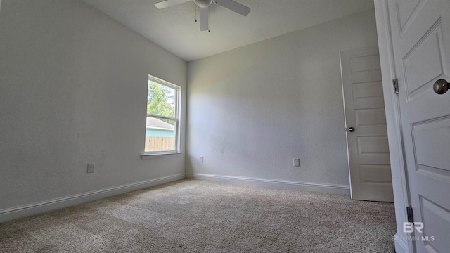 1897 Carly St, Foley, AL 36535 - carpeted spare room with ceiling fan and baseboards