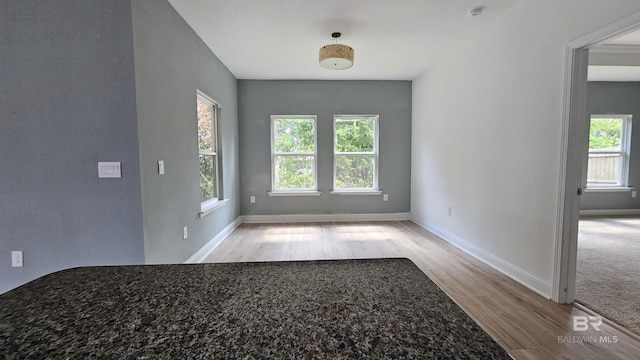 1897 Carly St, Foley, AL 36535 - unfurnished room featuring wood finished floors, baseboards, and a smoke detector