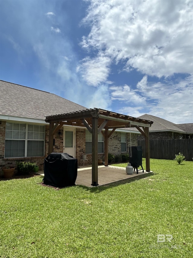 27913 Turkey Branch Dr, Daphne, AL 36526 - view of yard with a pergola