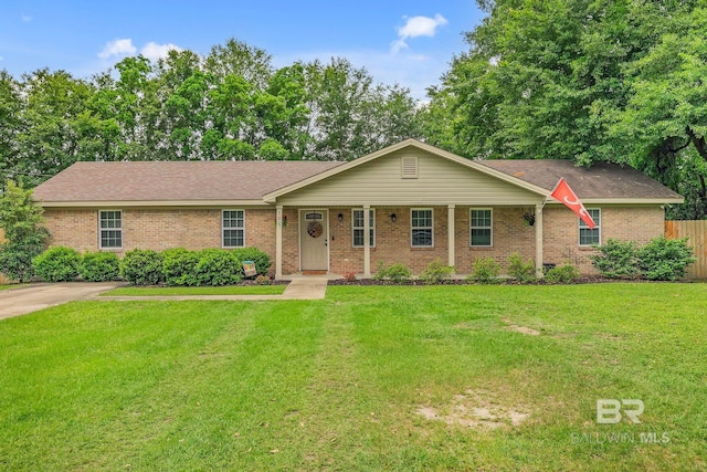 106 W Meadow Dr, Atmore, AL 36502 - single story home with brick siding