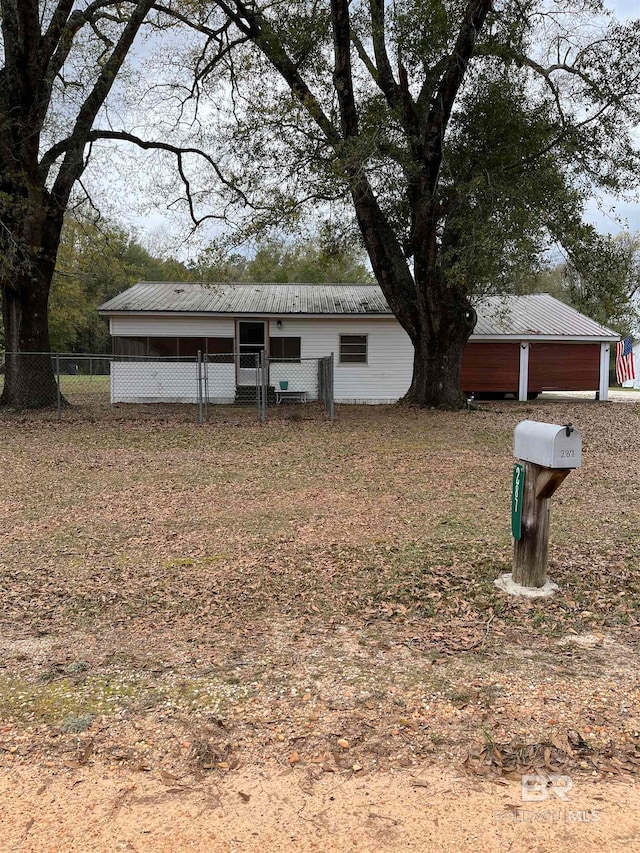 view of ranch-style house