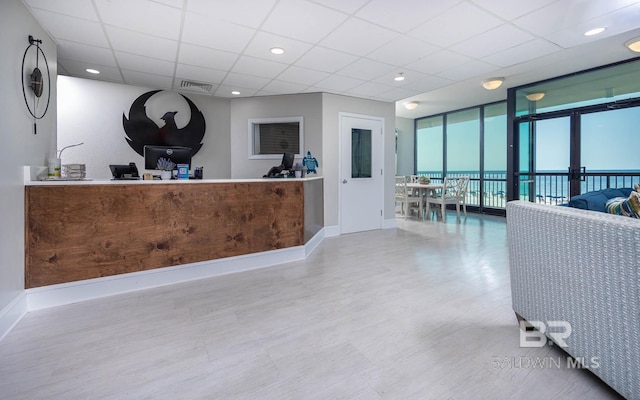 533 W Beach Blvd Unit 705, Gulf Shores, AL 36542 - welcome area featuring expansive windows and a drop ceiling