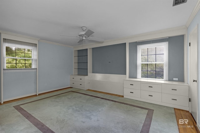 52 N Hawthorne Pl, Mobile, AL 36608 - unfurnished room with ornamental molding and a ceiling fan