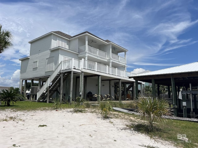 exterior space with stairs