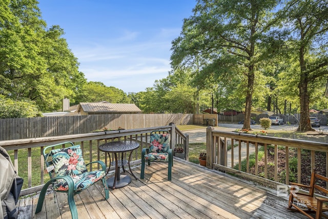 117 Richmond Rd, Daphne, AL 36526 - deck featuring a fenced backyard