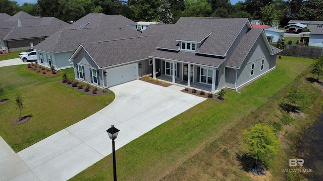 drone / aerial view