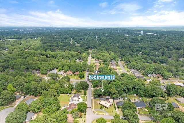 5645 Green Tree Rd, Mobile, AL 36609 - aerial overview of property's location featuring a forest and nearby suburban area