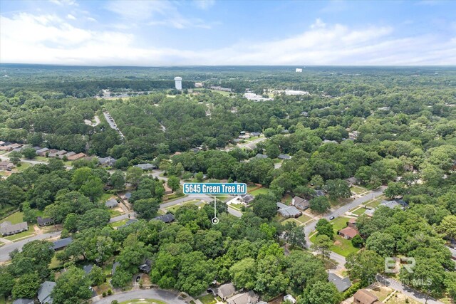 5645 Green Tree Rd, Mobile, AL 36609 - drone / aerial view of a forest