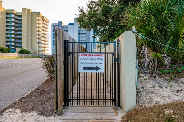 view of gate