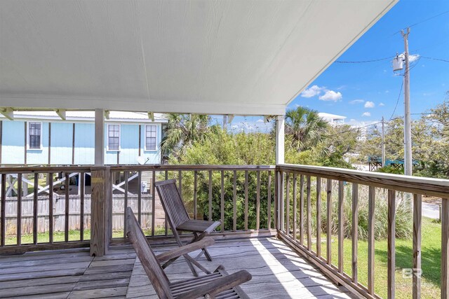 310 W 3rd Ave, Gulf Shores, AL 36542 - view of wooden deck